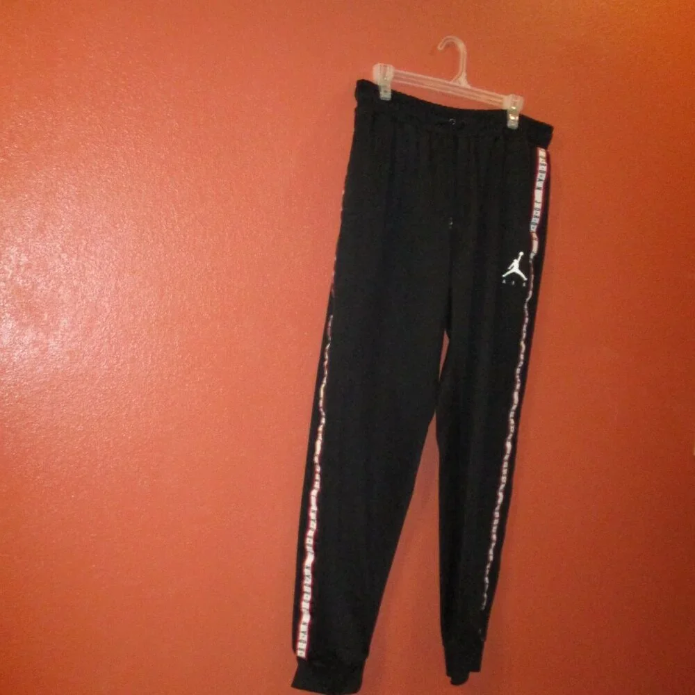 Jordan Track Suit Y2K Men XX Large Black White Pocket Pants Jacket Track Suit